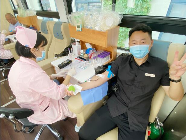 用爱传递正能量 庐阳k8.com文创园组织发展无偿献血活动