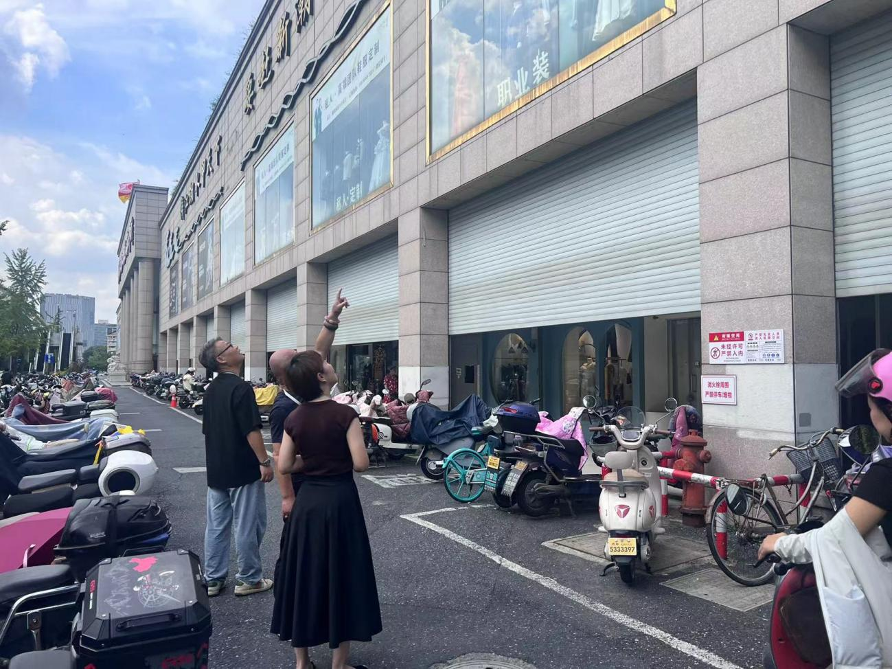 闻“风”而动，严兵秣马钱江商城做好台风防御工作