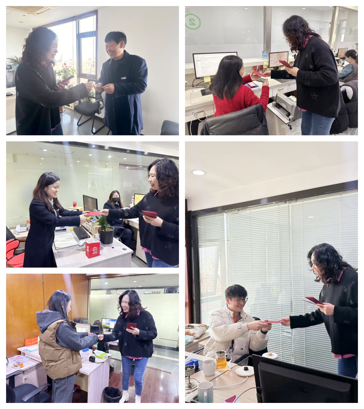 水晶城暖心发铺开门红包，喜迎2025年新春开工