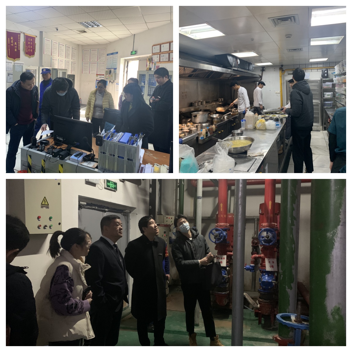 区纪委、区应急局等辅导光临水晶城查抄安全出产