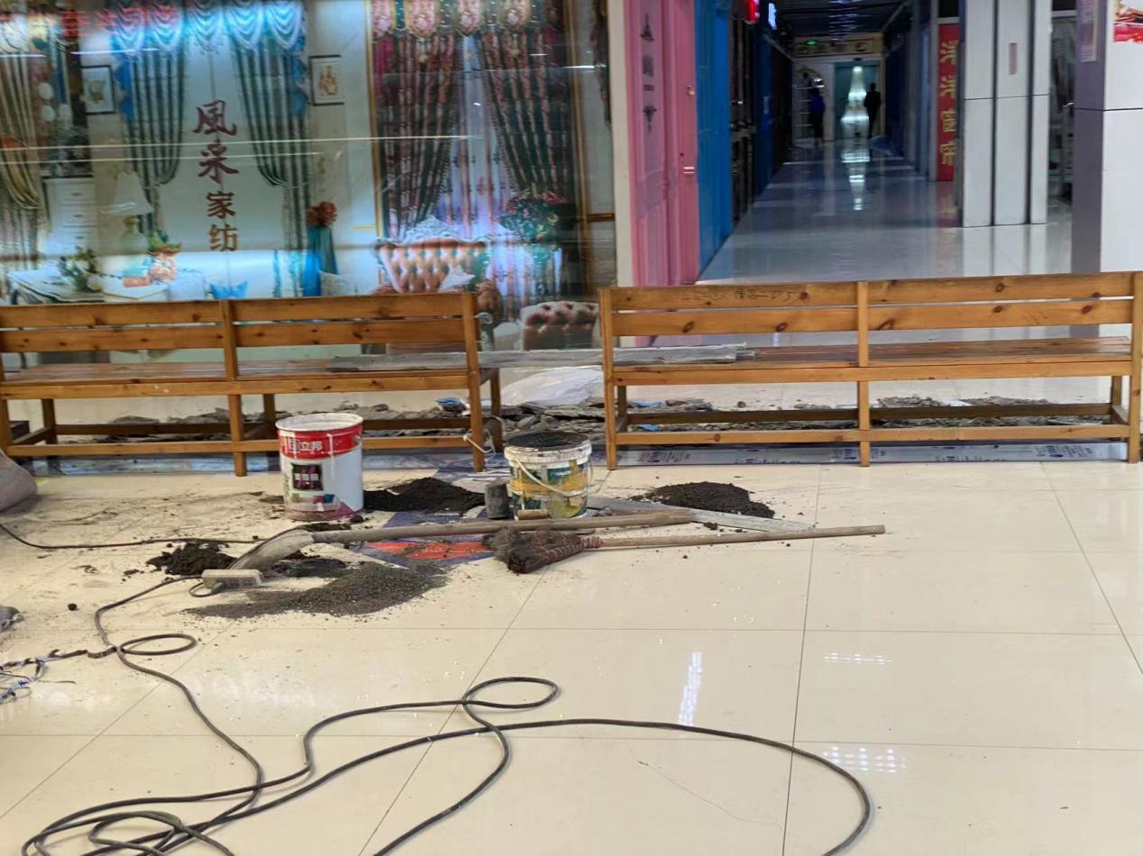 钱江商城发展连廊伸缩缝检建工作