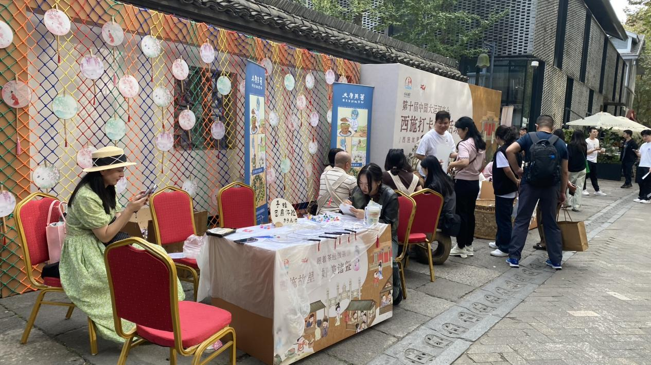 钱江商城参观大运河庙会 履历潮趣生涯