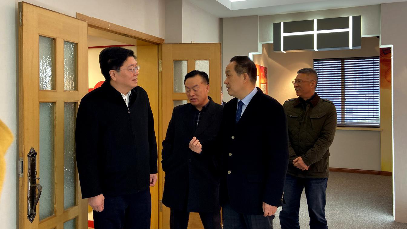 杭州市人大辅导光临集团调研