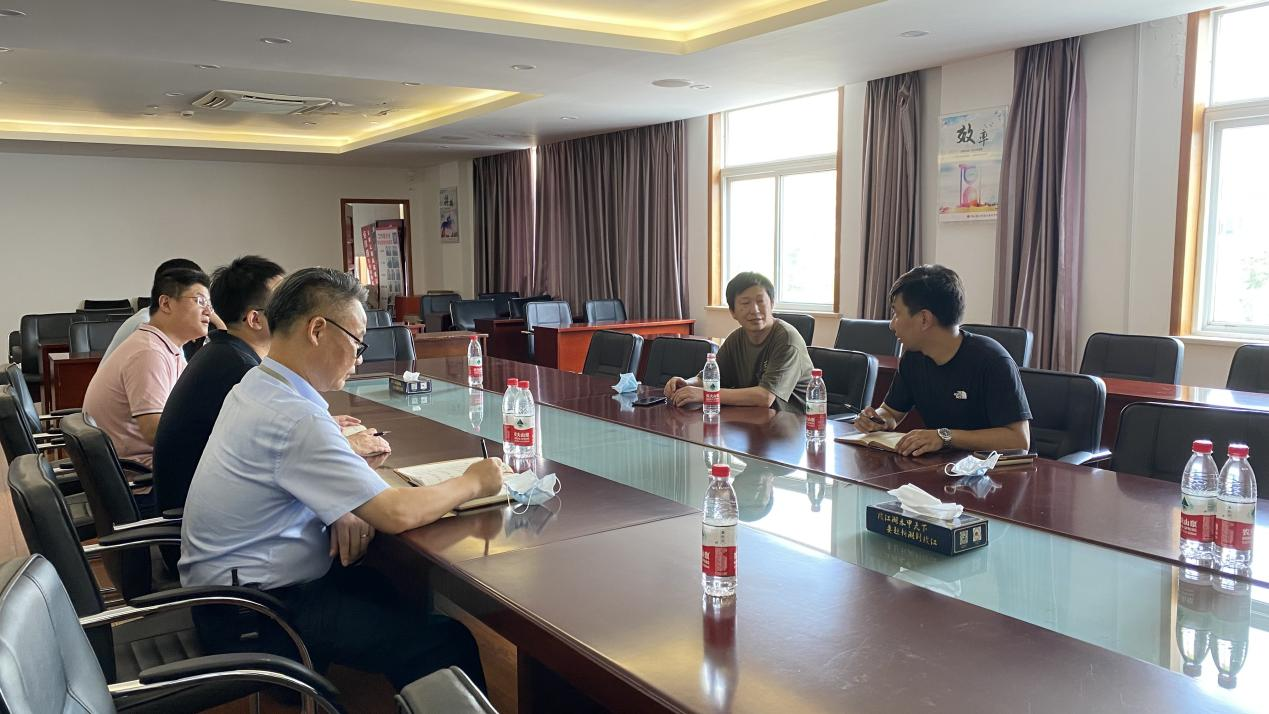 拱墅区文化办查抄组走访钱江商城领导文化建设工作