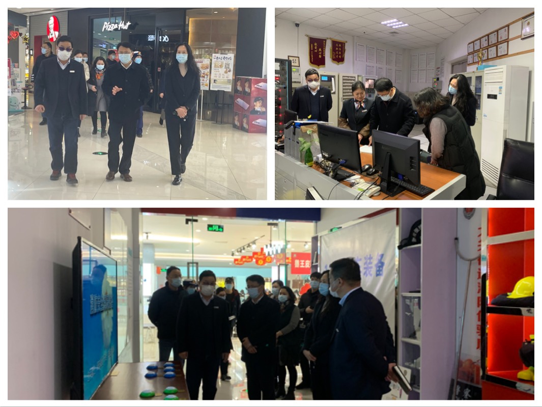 拱墅区副区长程晓东光临水晶城查抄消防安全