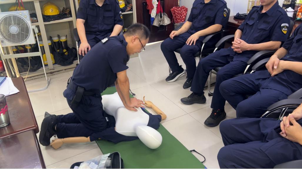 钱江商城安全组发展应急接济培训筑牢安全防线