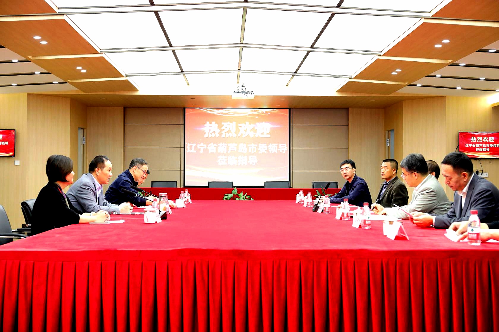 辽宁省葫芦岛市委辅导光临集团 调研民营经济统战工作